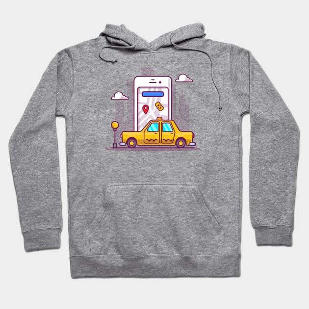 Online Taxi Transportation Hoodie by Catalyst Labs